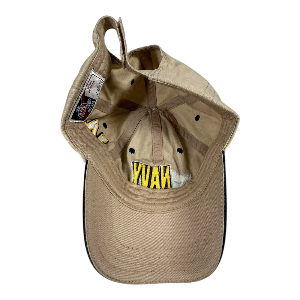 David Stremme Navy Racing #14 Signed‎ Hat Otto Cap NASCAR Auto